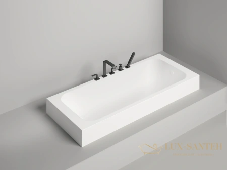 ванна salini orlanda 102022m s-stone 180x80 см, белый